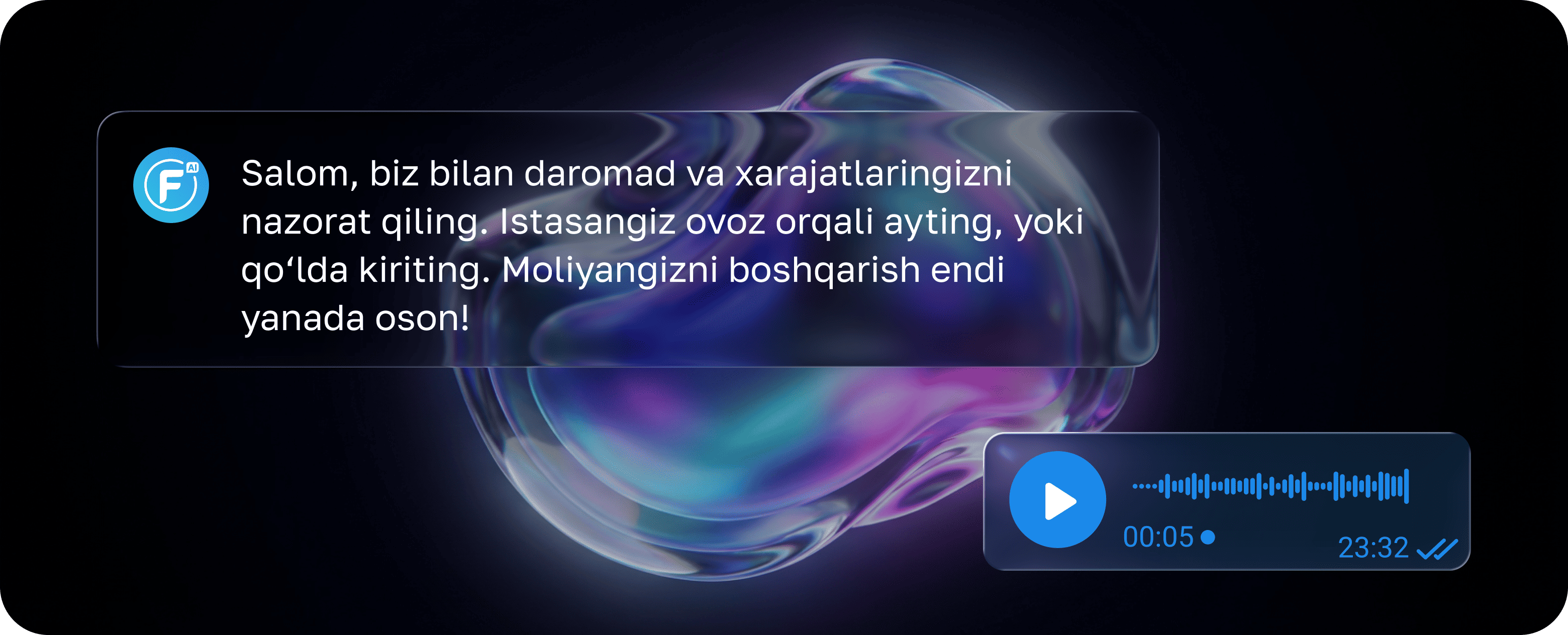 AI orqali tranzaksiyalar qo'shish